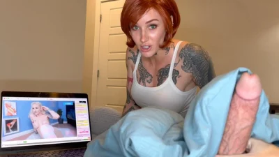 Step Mom Catches You Jerking Off To Your Step Sister On Web Cam